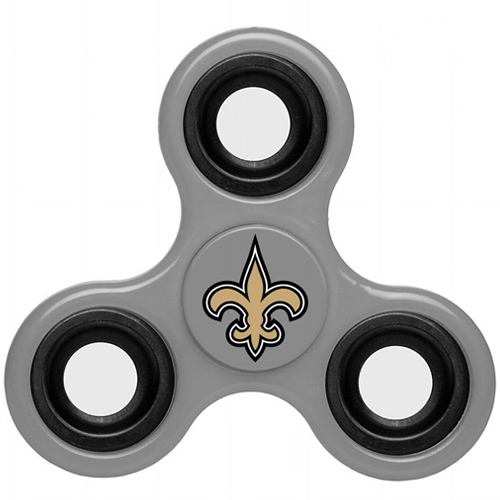 NFL New Orleans Saints 3 Way Fidget Spinner G12